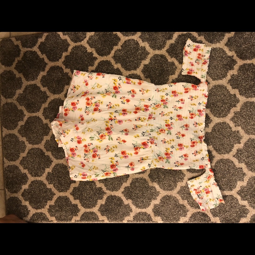 Forever 21 floral romper